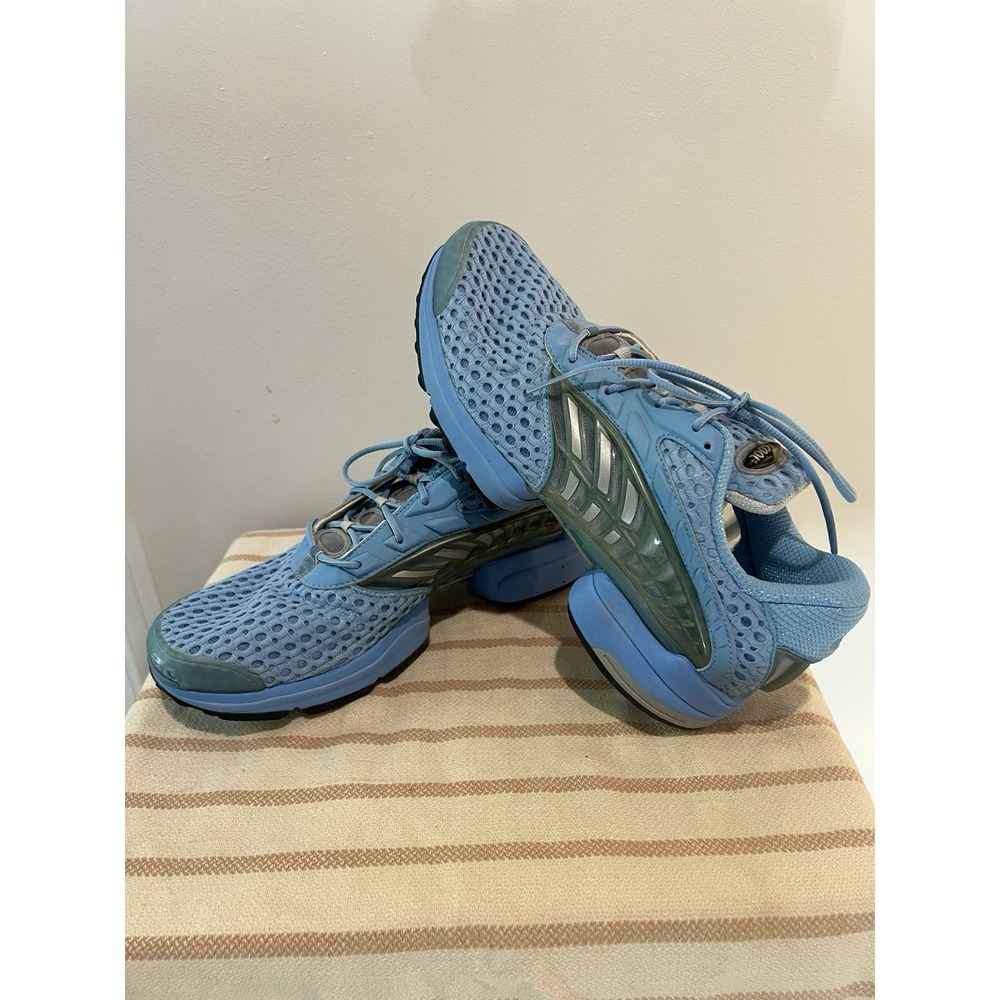 Vintage 2003 adidas ClimaCool 2 Men's  Running Shoes Blue Silver Size 10.5